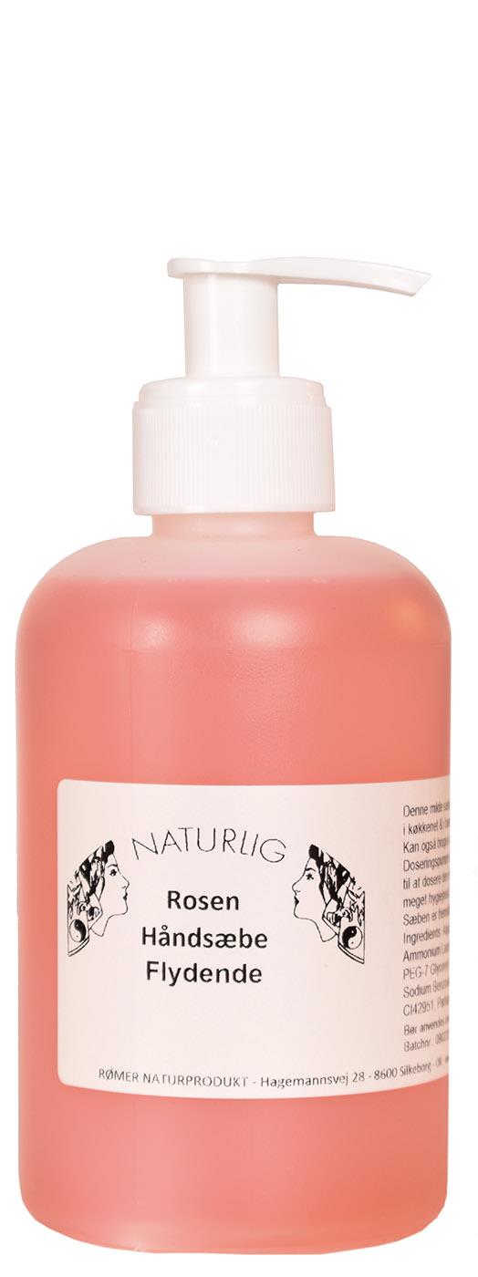 Håndsæbe med Rose m/pumpe