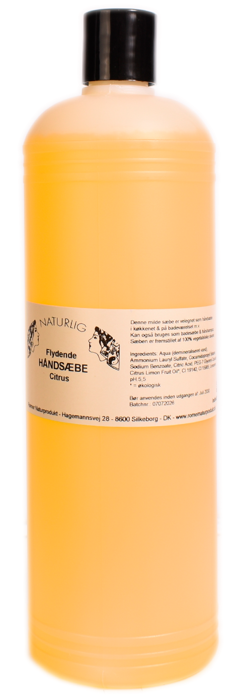 Håndsæbe med Citrus 1 L