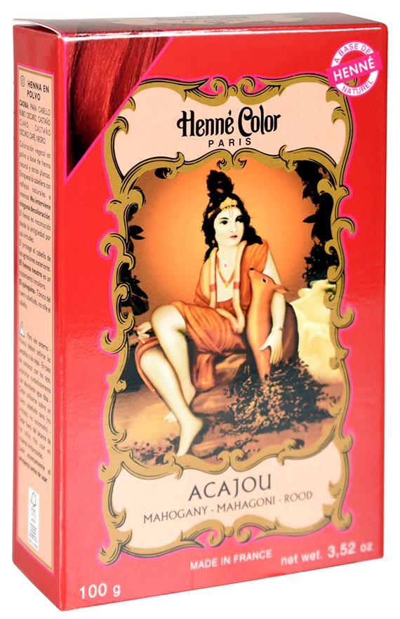 Henna Pulver, Mahogni, 100 g - UDSOLGT