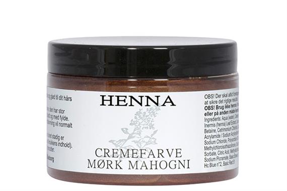 Henna Cremefarve - Mørk Mahogni - UDSOLGT