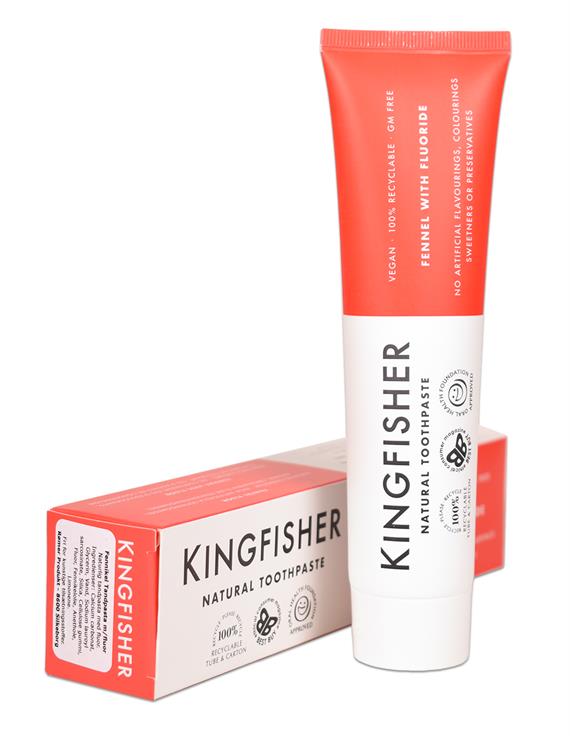 Kingfisher Fennikel Tandpasta med fluor 