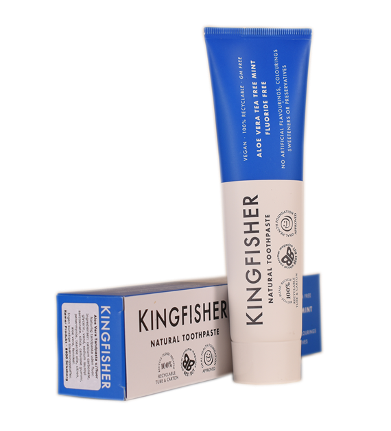 Kingfisher Aloe Vera tandpasta uden fluor
