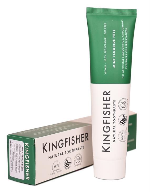 Kingfisher Mint Tandpasta uden fluor 
