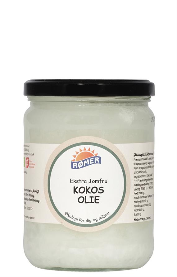 Kokosolie Ekstra Jomfru, Økologisk, 500 ml