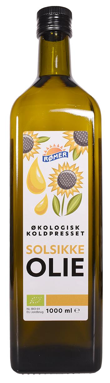 Solsikkeolie, Økologisk