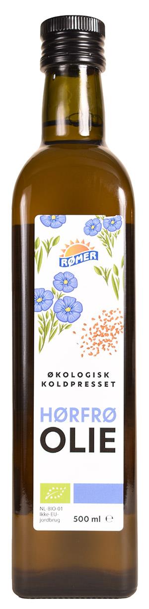 Hørfrøolie, Økologisk, 500 ml