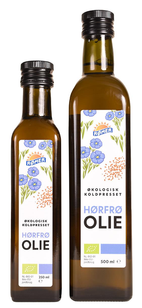 Hørfrøolie, Økologisk