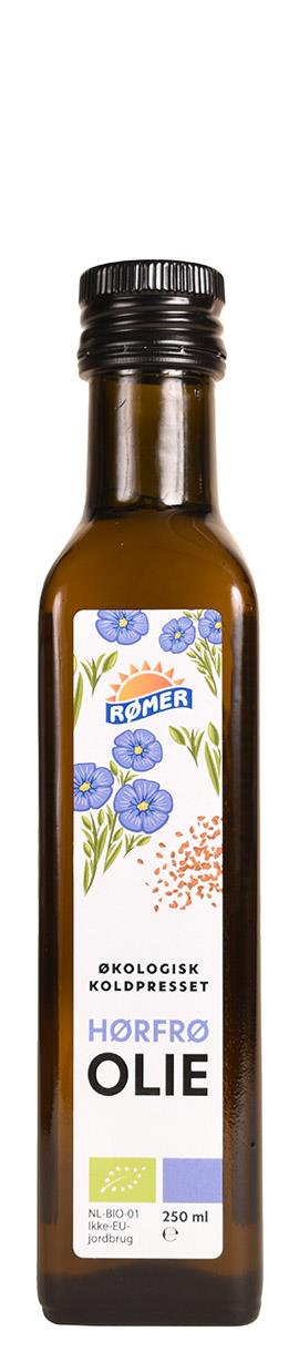 Hørfrøolie, 250 ml. Økologisk