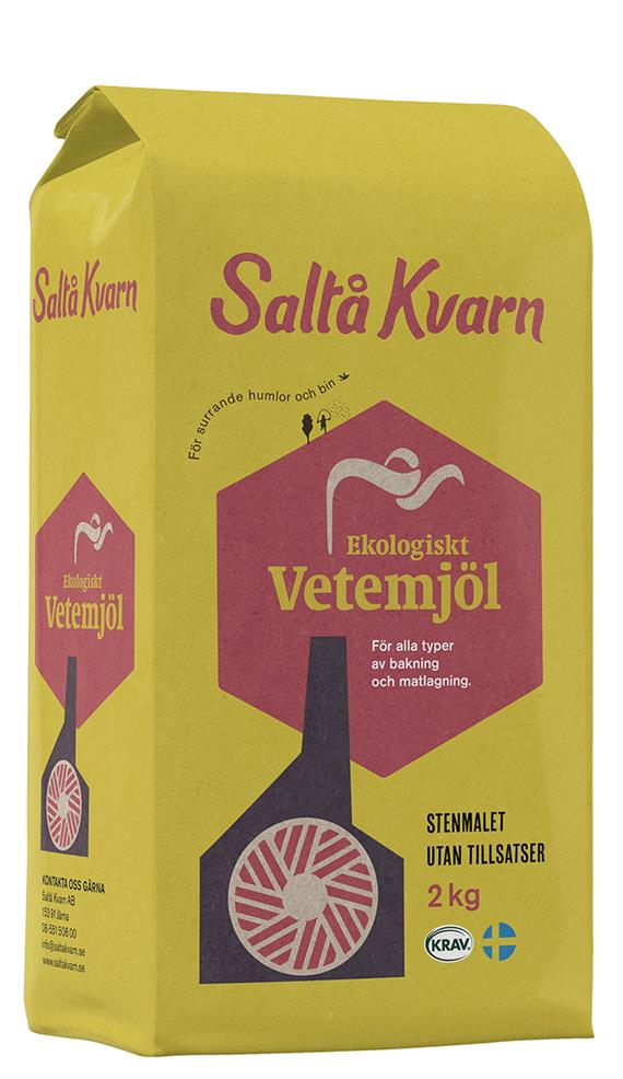 Saltå Kvarn Hvedemel, 2 kg. 