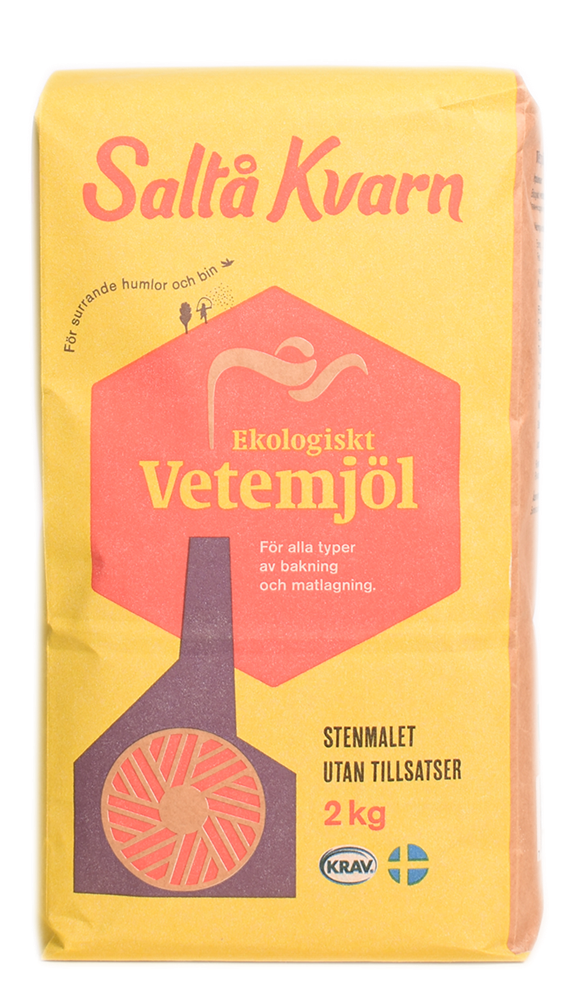 Saltå Kvarn Hvedemel 2 kg. Økologisk
