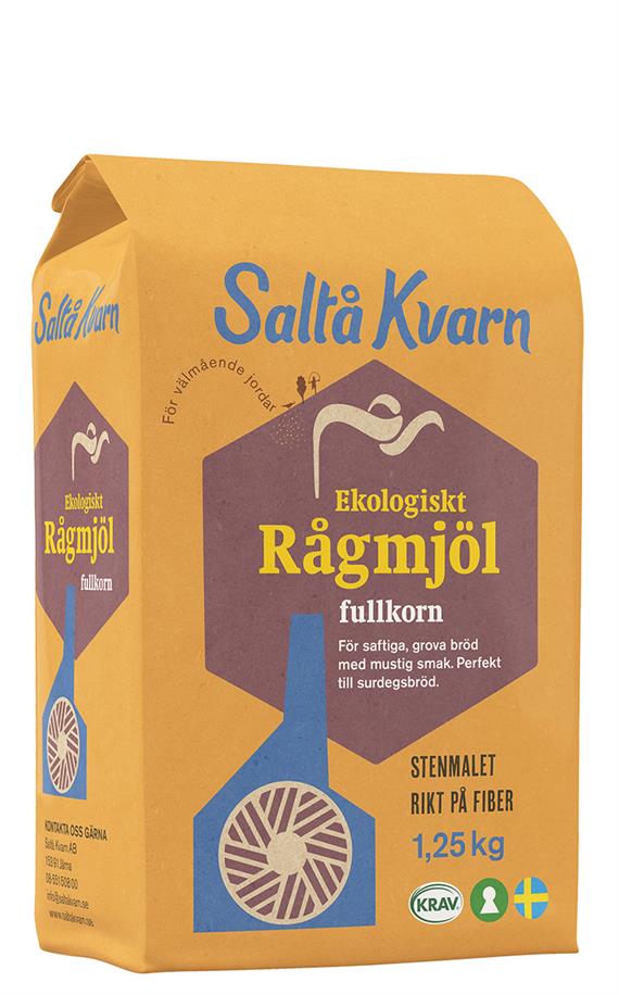 Saltå Kvarn Rugmel 1,25 kg.