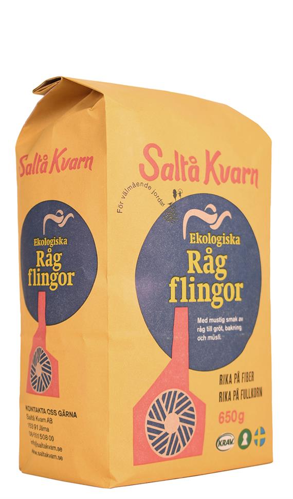 Rugflager, 650g ØKO Saltå Kvarn 
