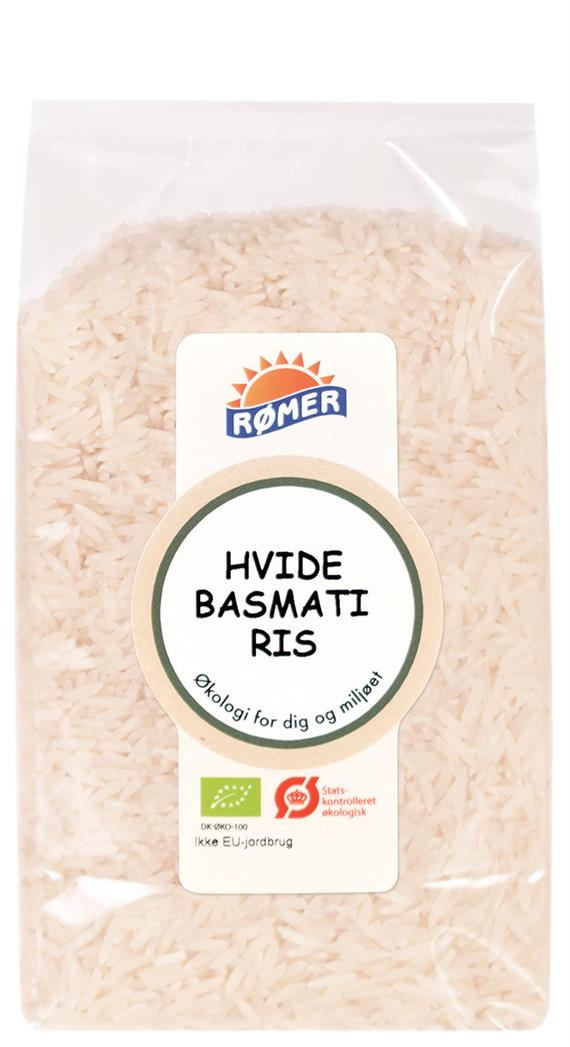 Ris, Basmati hvide, 500 g. Økologisk