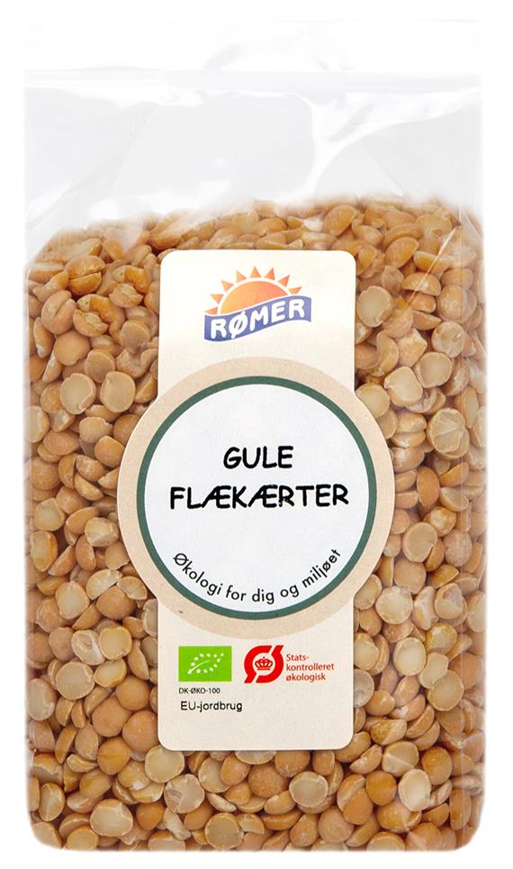 Gule Flækærter, 500 g. Økologisk