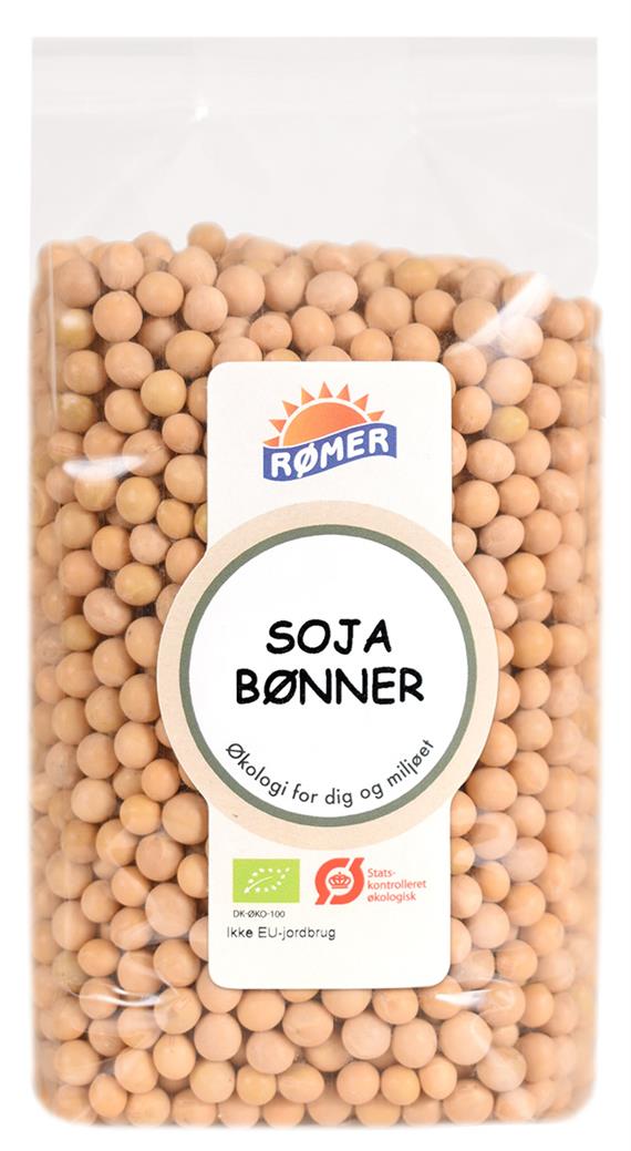 Sojabønner, 500 g. Økologisk