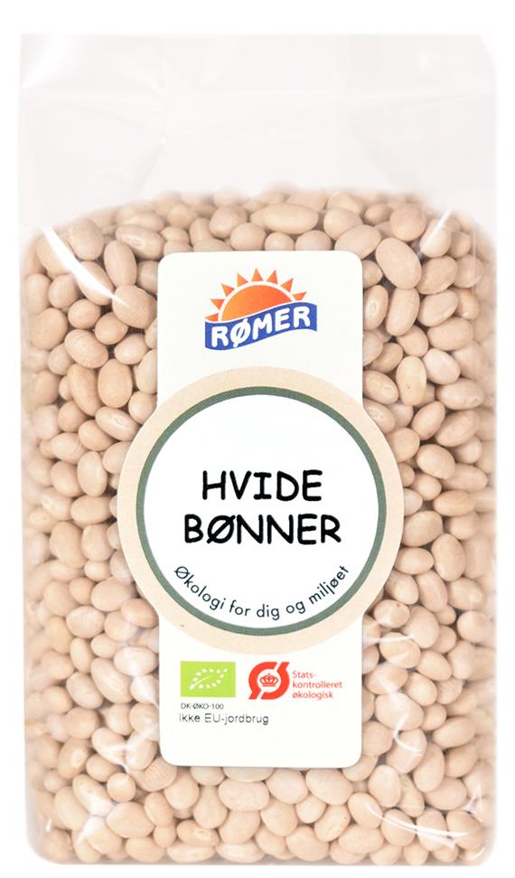 Hvide Bønner, 500 g. Økologisk