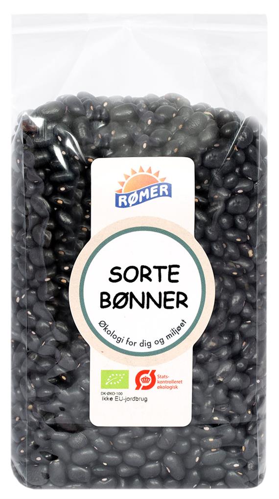 Bønner Sorte, 500 g. Økologisk