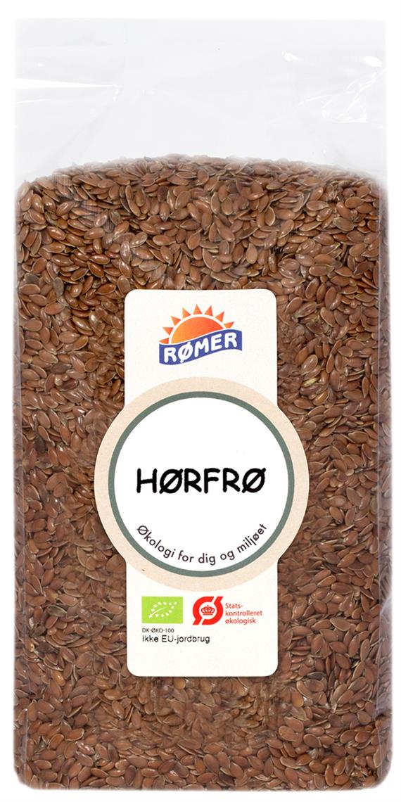 Hørfrø, 500 g. Økologisk
