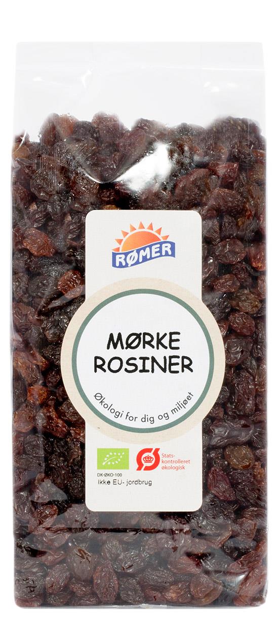 Rosiner Mørke, 500 g. Økologisk