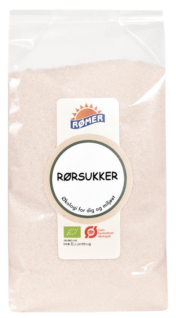 Rørsukker Lys Fin, 1000 g. Økologisk