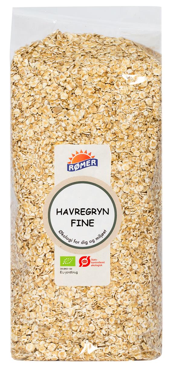 Havregryn - Fine, 750g. Økologisk