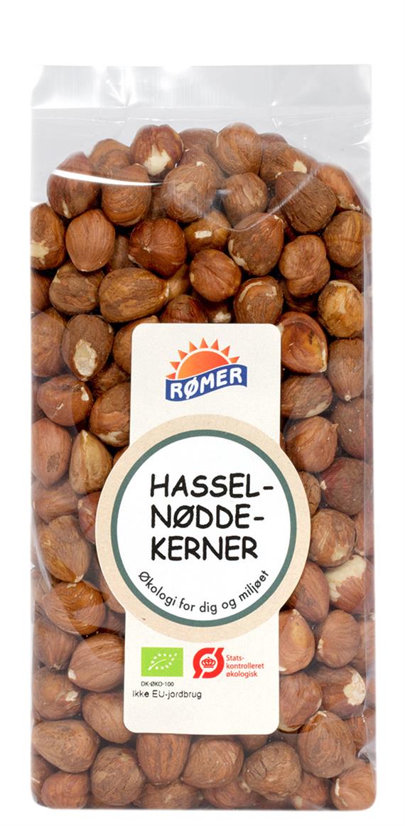 Hasselnøddekerner 400 g. Økologisk