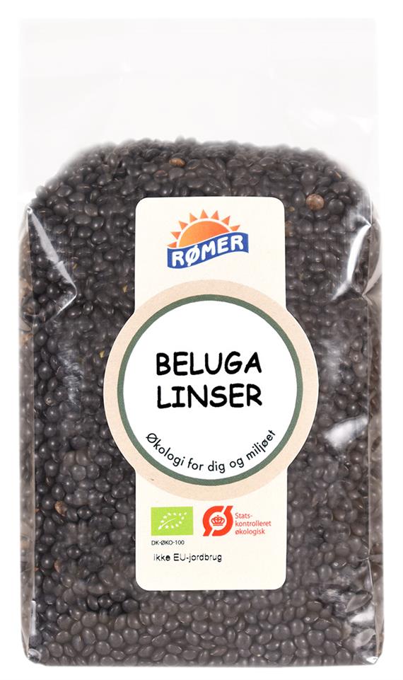 Belugalinser, 500 g. Økologisk