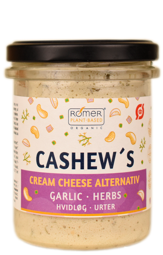 Cashew´s cream cheese Hvidløg 180g ØKO VEG