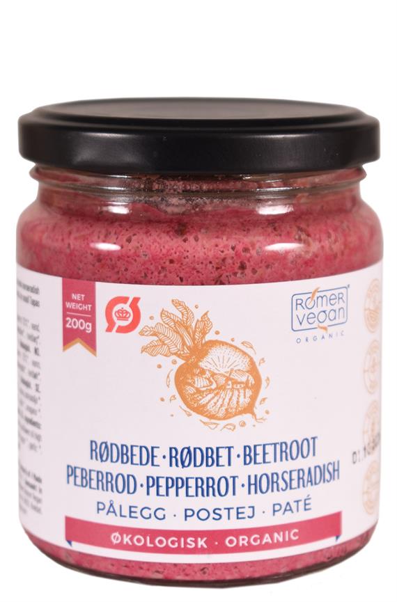 Rødbede & Peberrod Postej, 200 g, Økologisk VEG