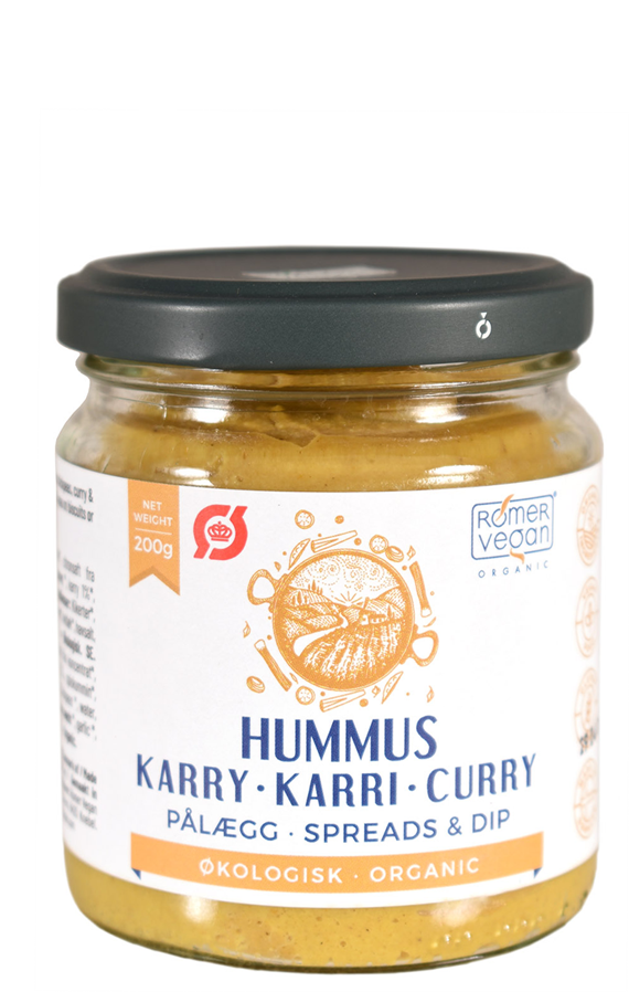 Hummus Karry 200 g. Økologisk GLF