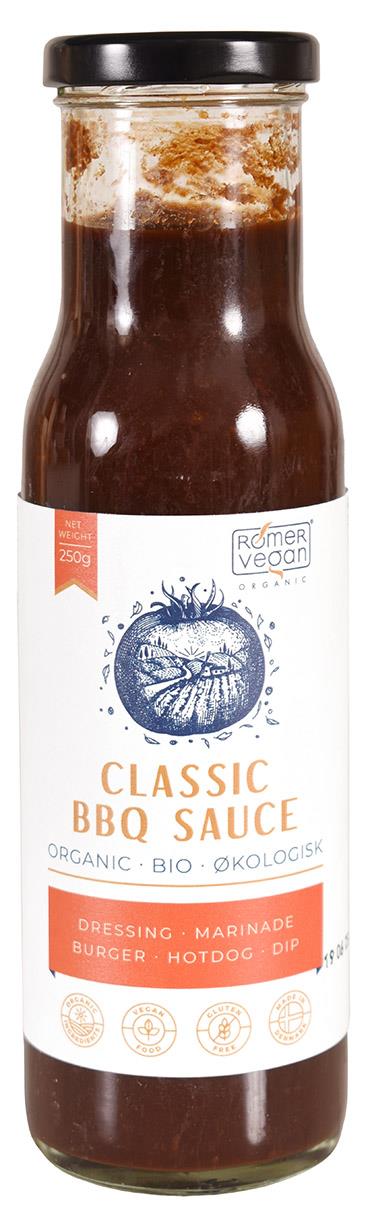 BBQ Sauce Classic, 250 g. ØKOLOGISK GLF VEG