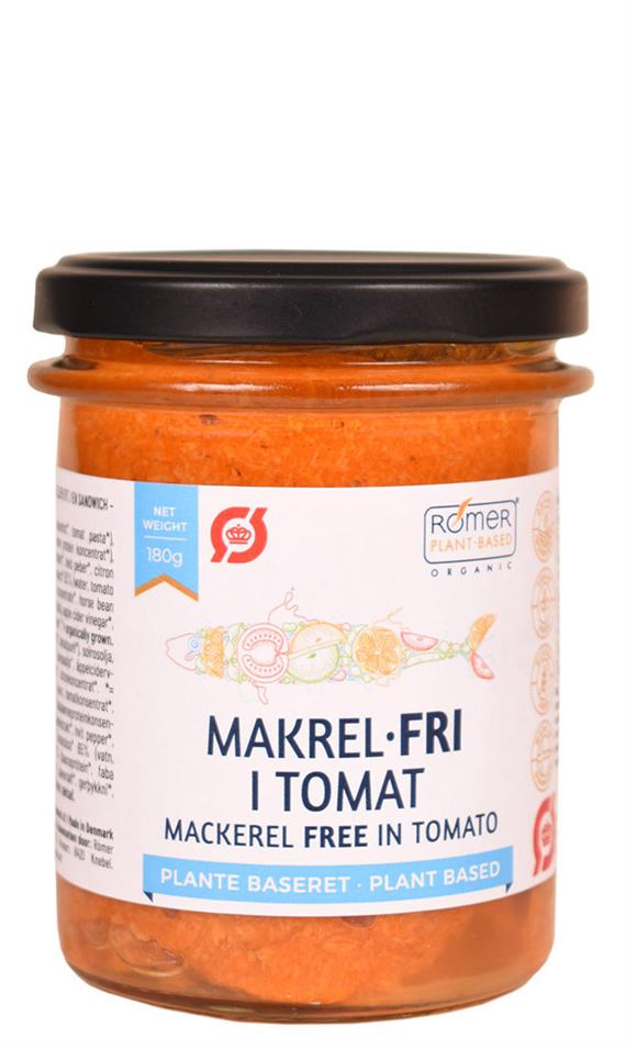 Makrel FRI i tomat, Plantebaseret, økologisk