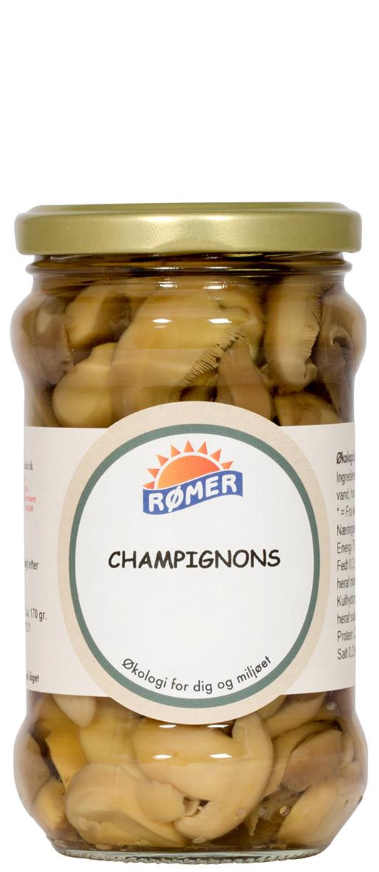 Champignon i skiver, Økologisk