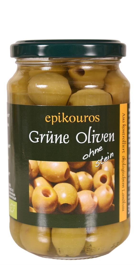 Grønne Oliven u/sten, Økologisk