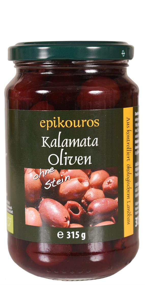 Oliven Kalamata u/sten, Økologisk