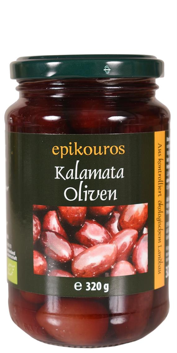 Oliven Kalamata m/sten, Økologisk