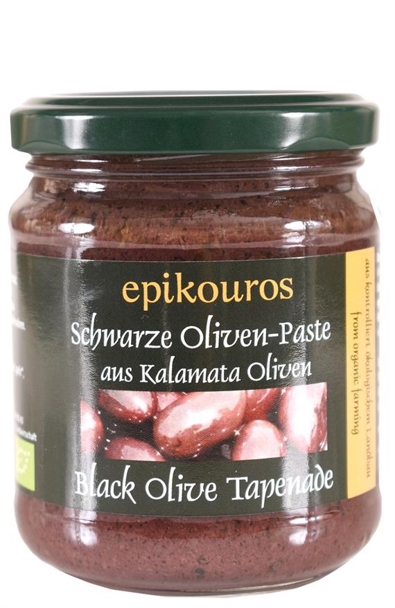 Oliventapenade, sort, Økologisk