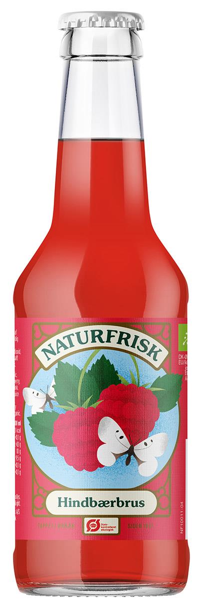 Hindbærbrus 25 cl. Økologisk