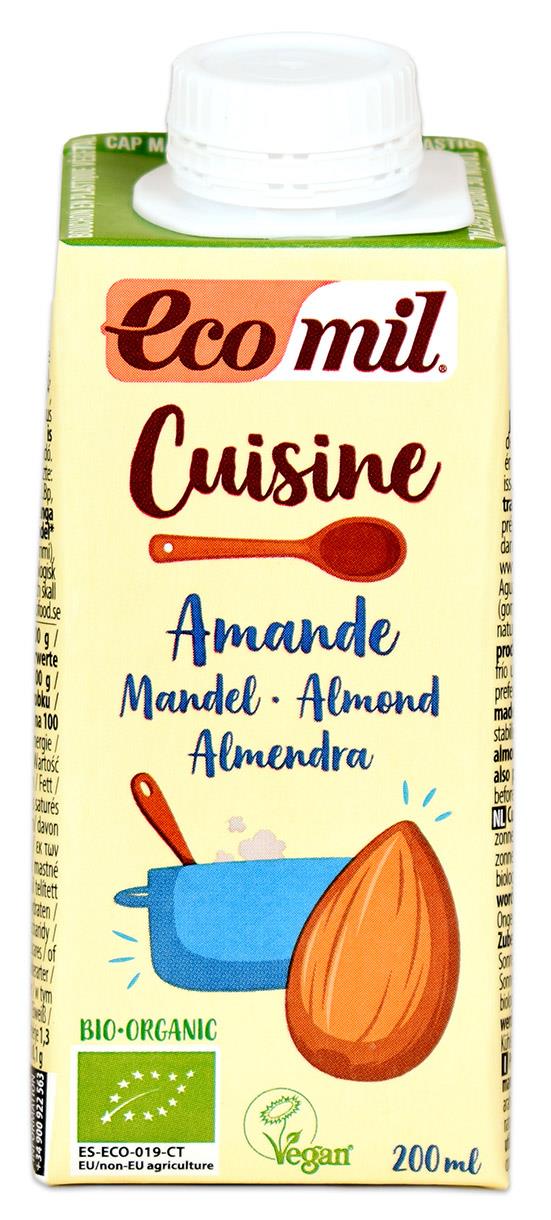 Mandel madlavningsfløde 200 ml, Økologisk