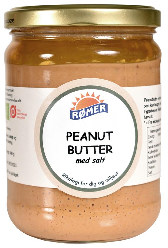 Peanut Butter med salt, 500 g. Økologisk