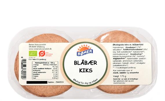 Kiks med blåbær, Økologisk