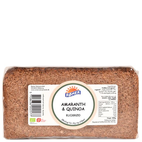 Amaranth- og Quinoabrød, Økologisk