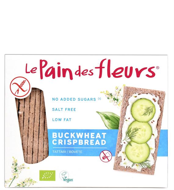 Knækbrød Boghvede u/salt og tilsat sukker, Glutenfri og Økologisk