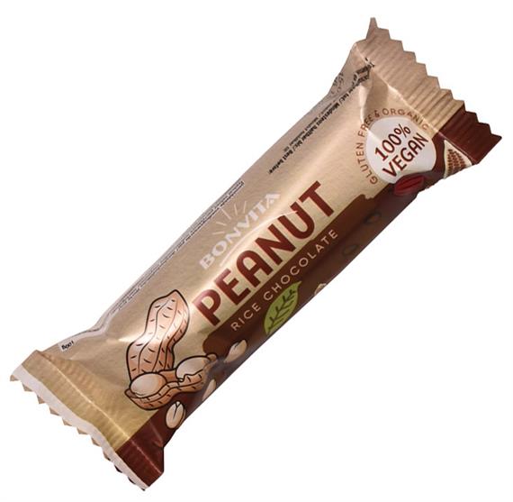 Bar med Peanut & Vegansk chokoladeovertræk, Økologisk