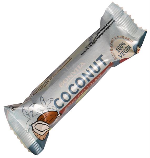 Bar med Kokos, Rismælk & chokoladeovertræk, Økologisk
