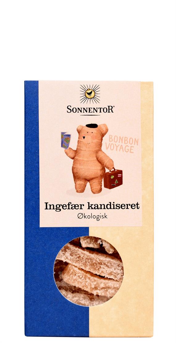 Ingefær, kandiseret, Økologisk