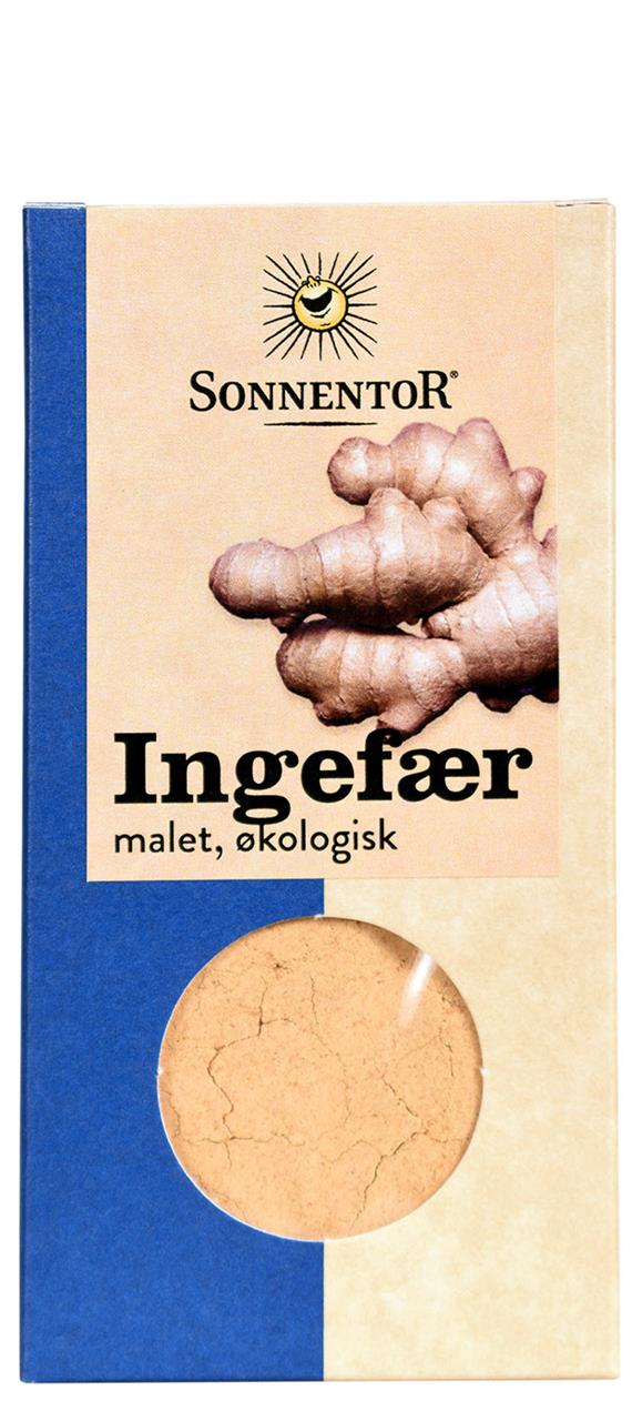 Ingefær, malet, Økologisk