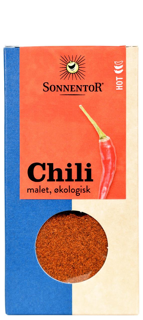 Chili malet, Økologisk