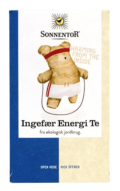 Ingefær Energite, Økologisk