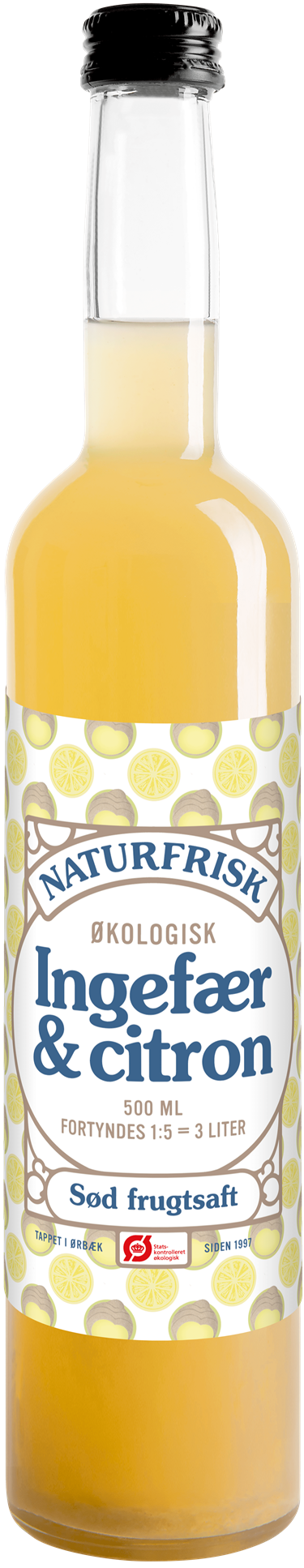 Ingefær- & Citron saft, Økologisk